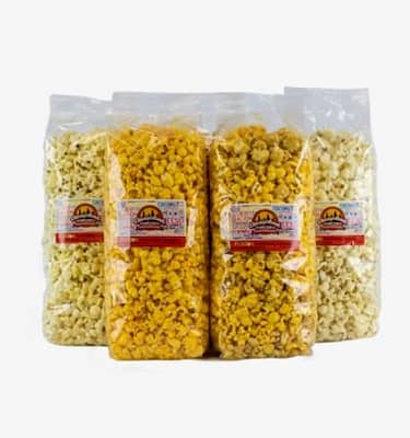9 cups bags of Chicagoland popcorn