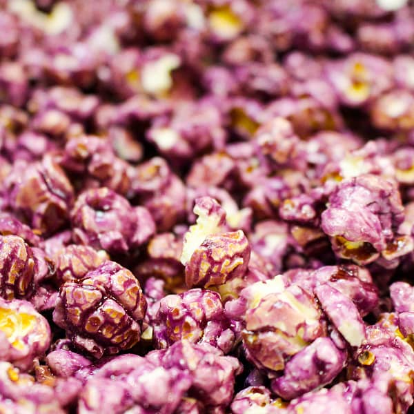 Grape Flavor Popcorn